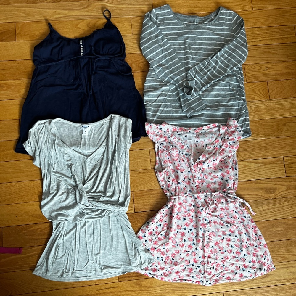 Medium Maternity Shirt Lot